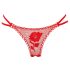 Panty Rose - roosi sisse peidetud stringid - punane (S-L)