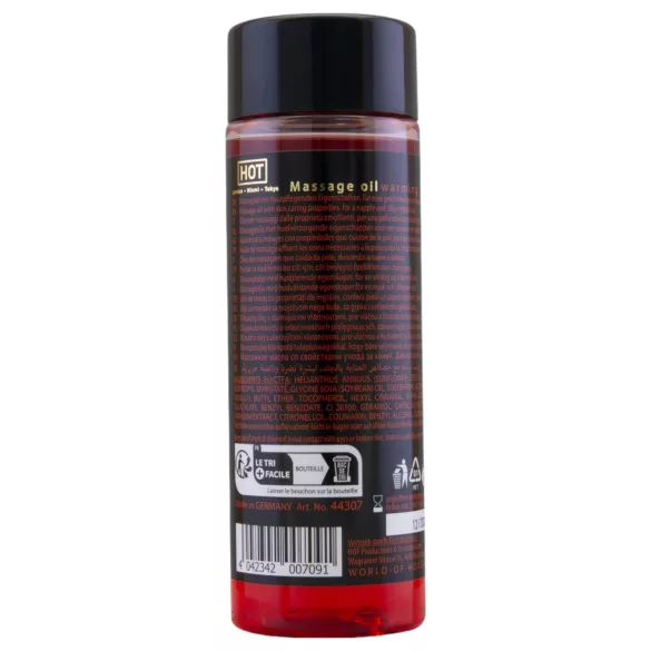 HOT - massaažiõli - soojendav efekt - 100ml