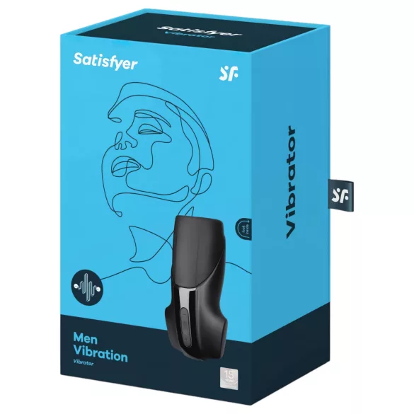 Satisfyer Men Vibration - peenisevibraator - aku - must