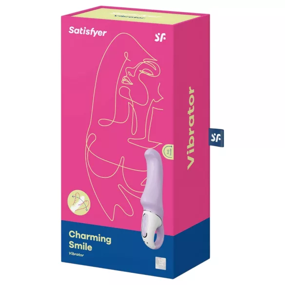 Satisfyer Charming Smile - veekindel akuga G-punkti vibraator (lilla)