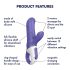 Satisfyer Magic Bunny - veekindel kliitorivibraator (sinine)