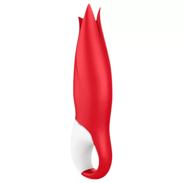 Satisfyer Power Flower - akuga, veekindel vibraator (punane)