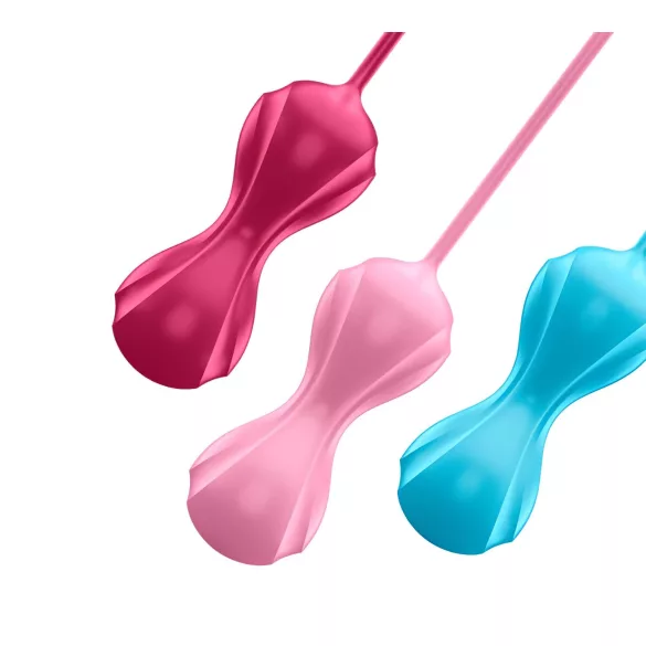 Satisfyer Power Balls - geishakuulide komplekt 3 tk - liikuva kuuliga