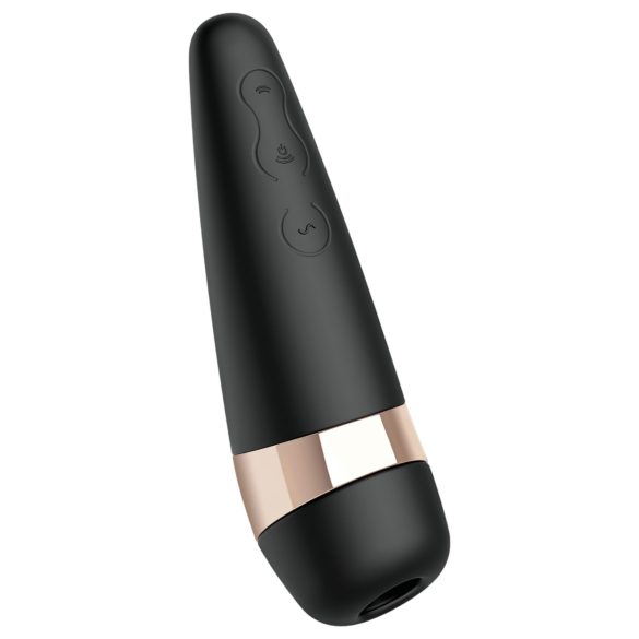 Satisfyer Pro 3+ - veekindel, laetav kliitoristimulaator (must)
