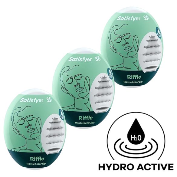 Satisfyer Egg Riffle - masturbaatorimuna komplekt 3 tk