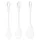 Satisfyer Yoni Power 1 - geišapallide komplekt - valge (3 tk)