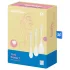 Satisfyer Yoni Power 1 - geišapallide komplekt - valge (3 tk)