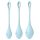 Satisfyer Yoni Power 2 - geishakuulide komplekt - sinine (3-osaline)