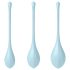 Satisfyer Yoni Power 2 - geishakuulide komplekt - sinine (3-osaline)