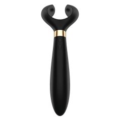   Satisfyer Endless Fun - paaridele vibraator - akuga, veekindel - must