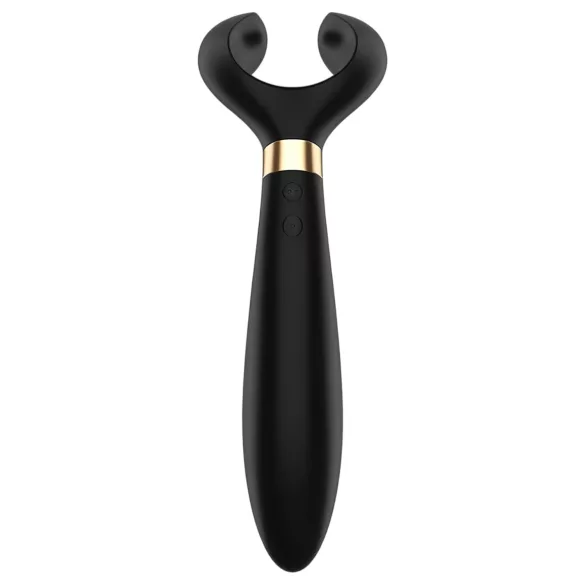 Satisfyer Endless Fun - akuga, veekindel paarivibraator (must)