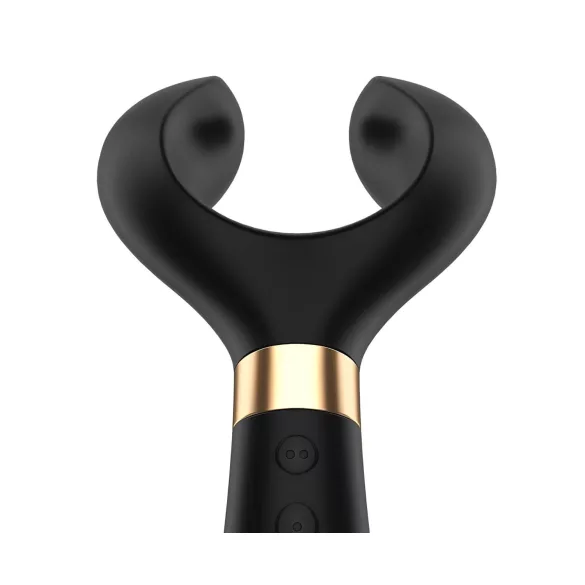 Satisfyer Endless Fun - akuga, veekindel paarivibraator (must)