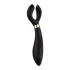 Satisfyer Endless Fun - akuga, veekindel paarivibraator (must)