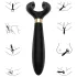Satisfyer Endless Fun - akuga, veekindel paarivibraator (must)