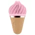 Satisfyer Sweet Treat - akuga, pöörlev kliitorivibraator (roosa-pruun)