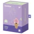 Satisfyer Sweet Treat - akuga, pöörlev kliitorivibraator (roosa-pruun)