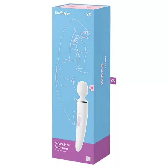 Satisfyer Wand-er Woman - veekindel massaaživibraator (valge)