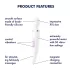 Satisfyer Wand-er Woman - veekindel massaaživibraator (valge)