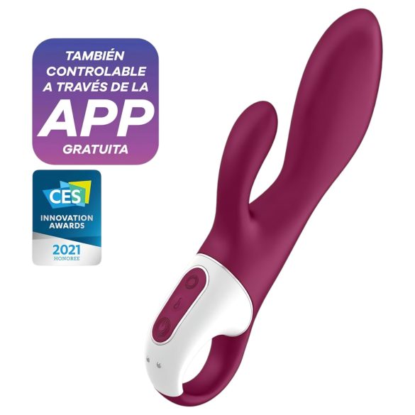 Satisfyer Heated Affair - soojendav, kliitorijuhtmega vibraator (punane)