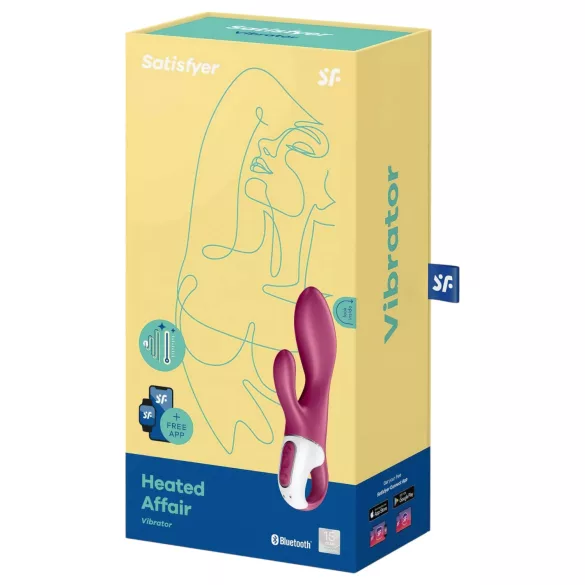 Satisfyer Heated Affair - soojenev kliitorivibraator käepidemega - punane
