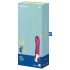 Satisfyer Big Heat - akuga soojenev G-punkti vibraator (punane)
