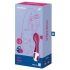 Satisfyer Hot Spot - laetav, soojendav G-punkti vibraator (punane)