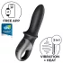 Satisfyer Hot Passion - rakendusega juhitav soojendusega anaalvibraator (must)