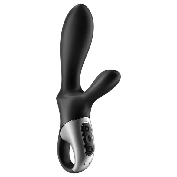 Satisfyer Heat Climax+ - soojenev nutikas anaalseks vibraator - must