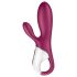 Satisfyer Hot Bunny - tark klit stimulandi soojendav vibraator (punane)