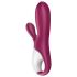 Satisfyer Hot Bunny - tark klit stimulandi soojendav vibraator (punane)