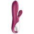Satisfyer Hot Bunny - tark klit stimulandi soojendav vibraator (punane)