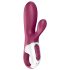 Satisfyer Hot Bunny - tark klit stimulandi soojendav vibraator (punane)