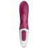 Satisfyer Hot Bunny - tark klit stimulandi soojendav vibraator (punane)