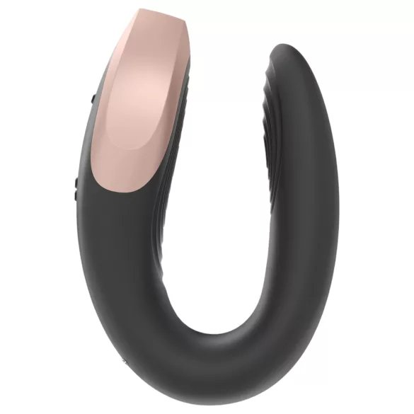 Satisfyer Double Love - rakenduse ja puldiga paarivibraator (must)