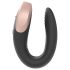 Satisfyer Double Love - nutikas, puldiga paarivibraator (must)