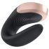 Satisfyer Double Love - nutikas, puldiga paarivibraator (must)