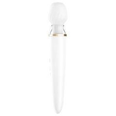   Satisfyer Double Wand-er - nutikas massaaživibraator - valge