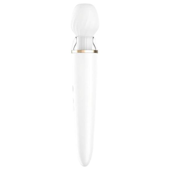 Satisfyer Double Wand-er - nutikas massaaživibraator - valge