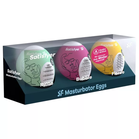 Satisfyer Egg RBF - munakujuline masturbaatorite komplekt 3 tk