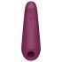 Satisfyer Curvy 1+ - nutikas õhulaine kliimaksija (punane)
