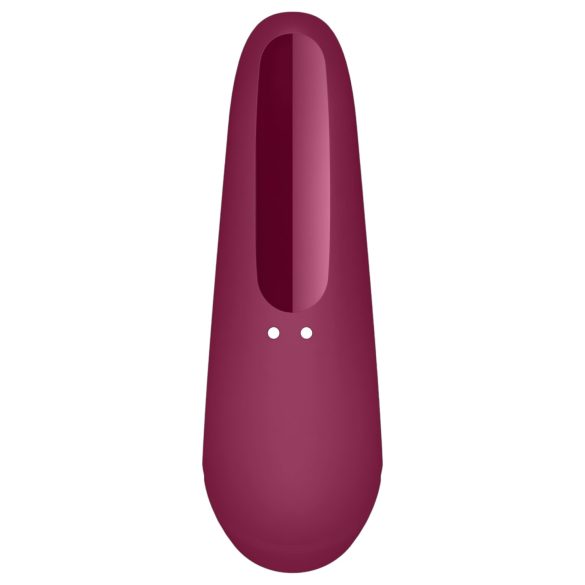 Satisfyer Curvy 1+ - nutikas õhulainete klitoristimulaator - punane