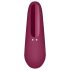 Satisfyer Curvy 1+ - nutikas õhulaine kliimaksija (punane)