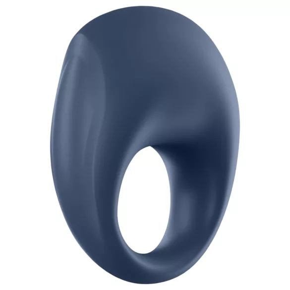 Satisfyer Strong One - rakendusega juhitav vibreeriv peeniserõngas meestele (sinine)