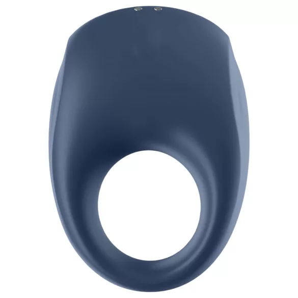Satisfyer Strong One - rakendusega juhitav vibreeriv peeniserõngas meestele (sinine)
