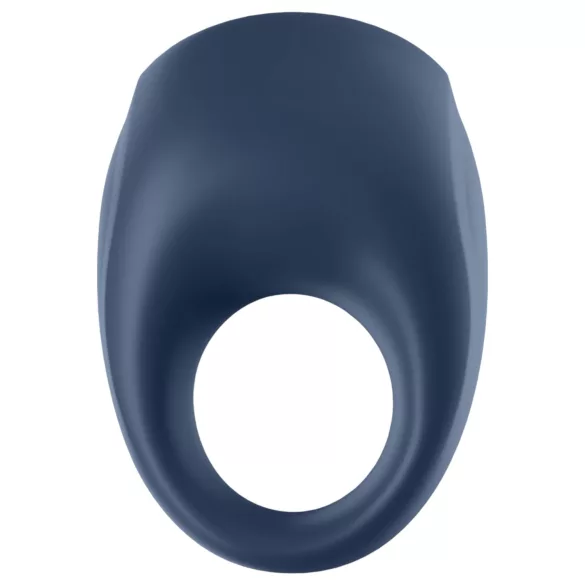 Satisfyer Strong One - rakendusega juhitav vibreeriv peeniserõngas meestele (sinine)