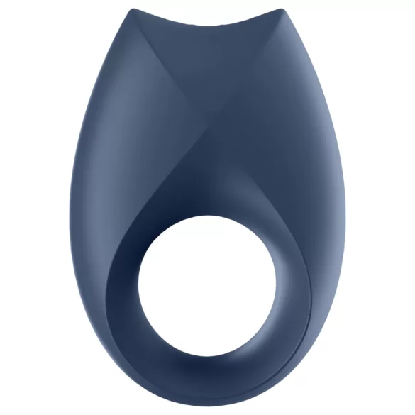 Satisfyer Royal One - rakendusega juhitav vibreeriv peenisering meestele (sinine)