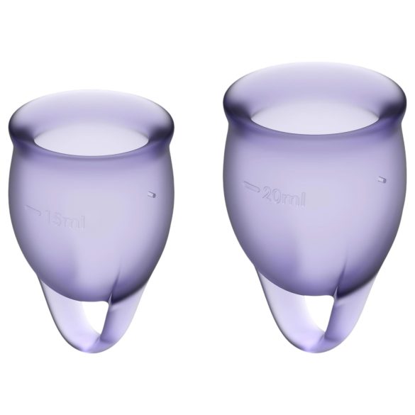 Satisfyer Feel Confident - menstruaalanumate komplekt (lilla)