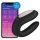 Satisfyer Double Joy - nutikas veekindel paaride vibraator (must)