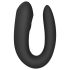 Satisfyer Double Joy - nutikas veekindel paaride vibraator (must)