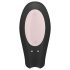 Satisfyer Double Joy - nutikas veekindel paaride vibraator (must)